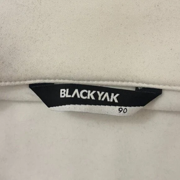 NWOT BLACKYAK Insulated Half Zip, White, Size XS